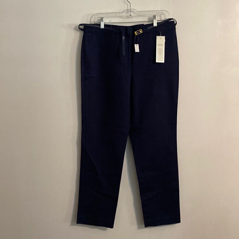 Charter Club Intrepid Blue Tummy Slimming Classic Fit Straight Legs, size 12P